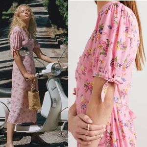Faithfull the Brand Daija Midi Dress - Juliette Floral, Size XS